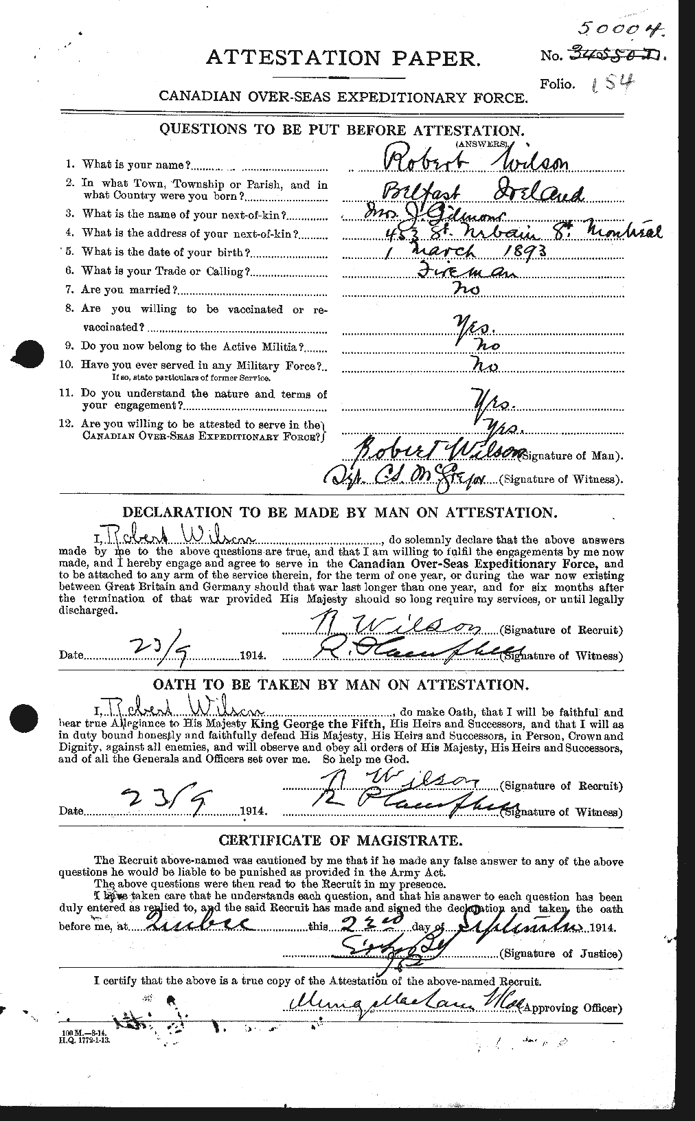 Personnel Records of the First World War - CEF 680928a