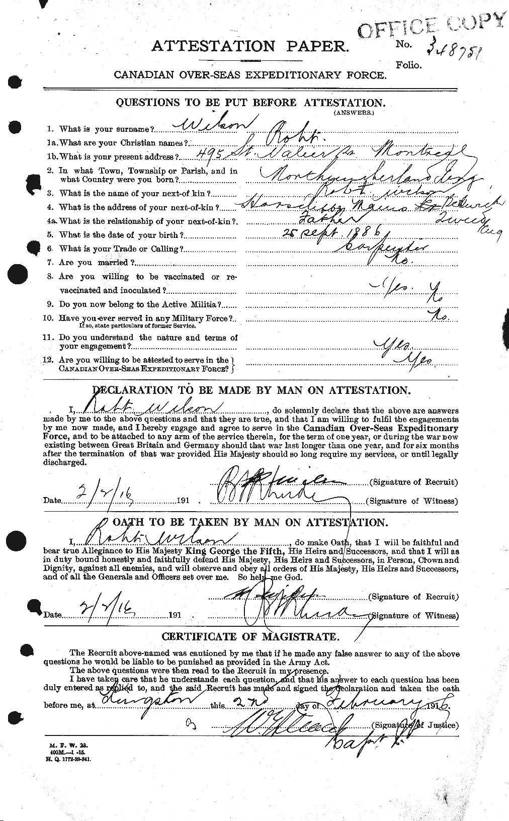 Personnel Records of the First World War - CEF 680932a