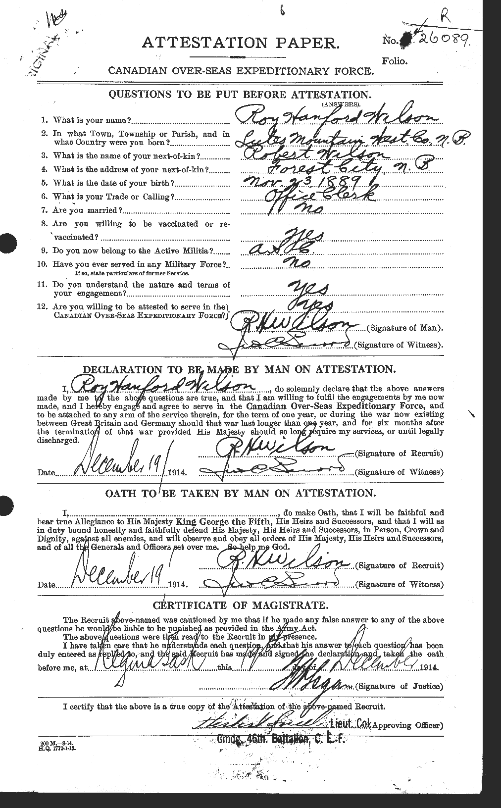 Personnel Records of the First World War - CEF 681057a
