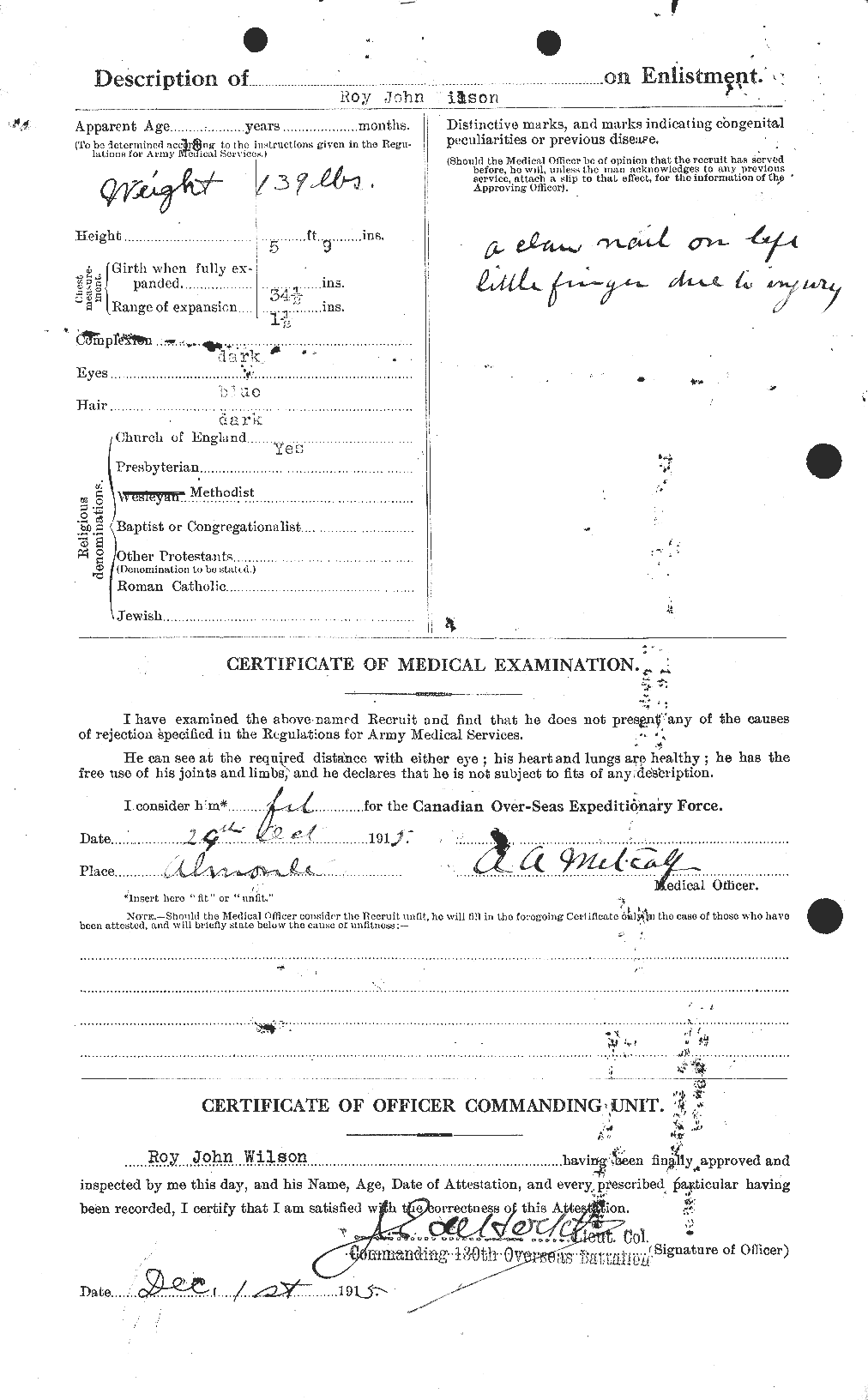 Personnel Records of the First World War - CEF 681061b