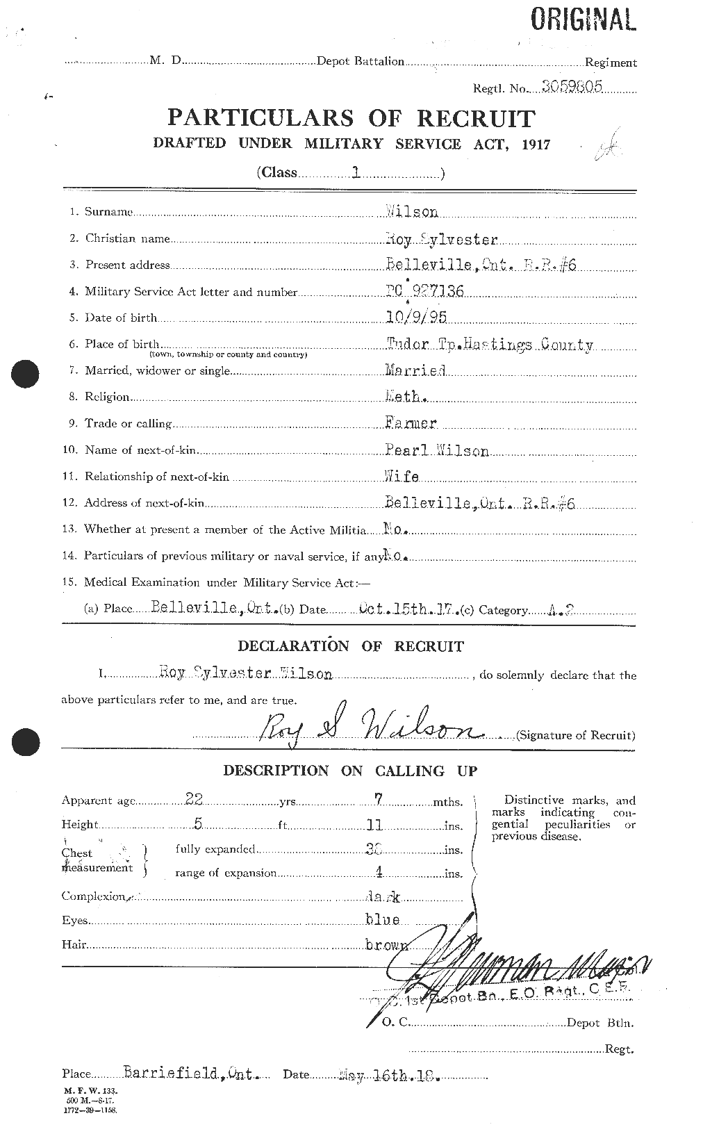 Personnel Records of the First World War - CEF 681067a