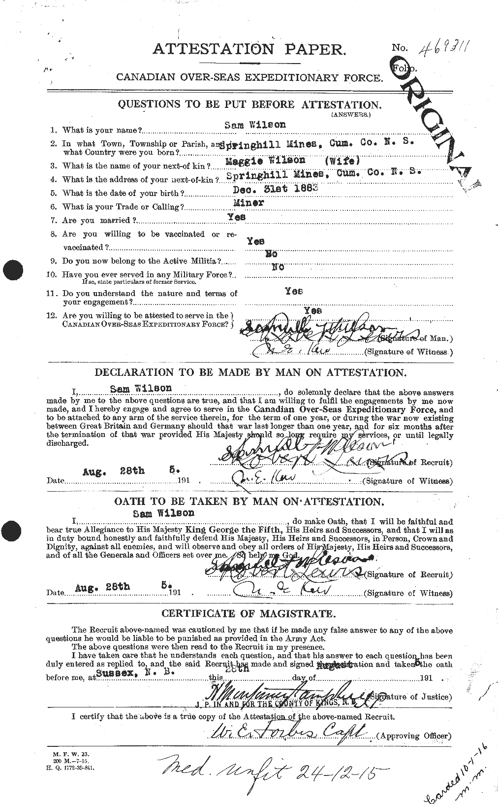 Personnel Records of the First World War - CEF 681088a