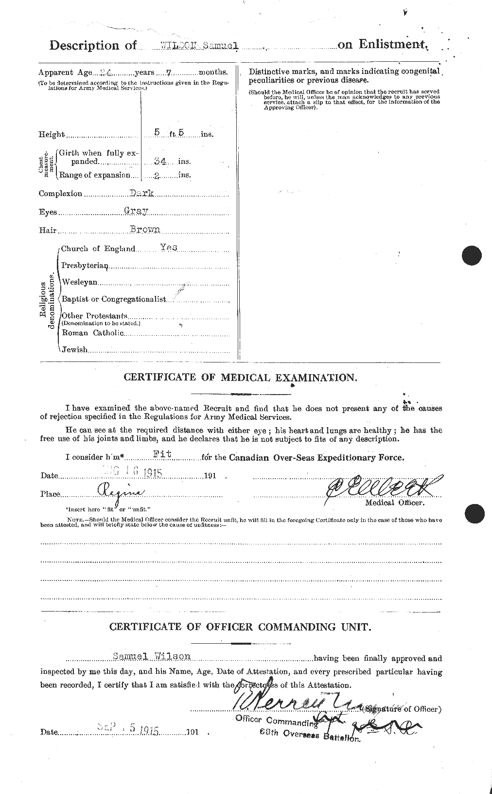 Personnel Records of the First World War - CEF 681096b