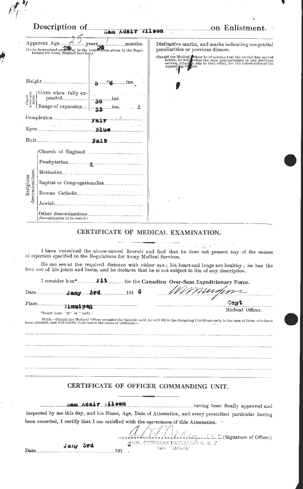 Personnel Records of the First World War - CEF 681109b