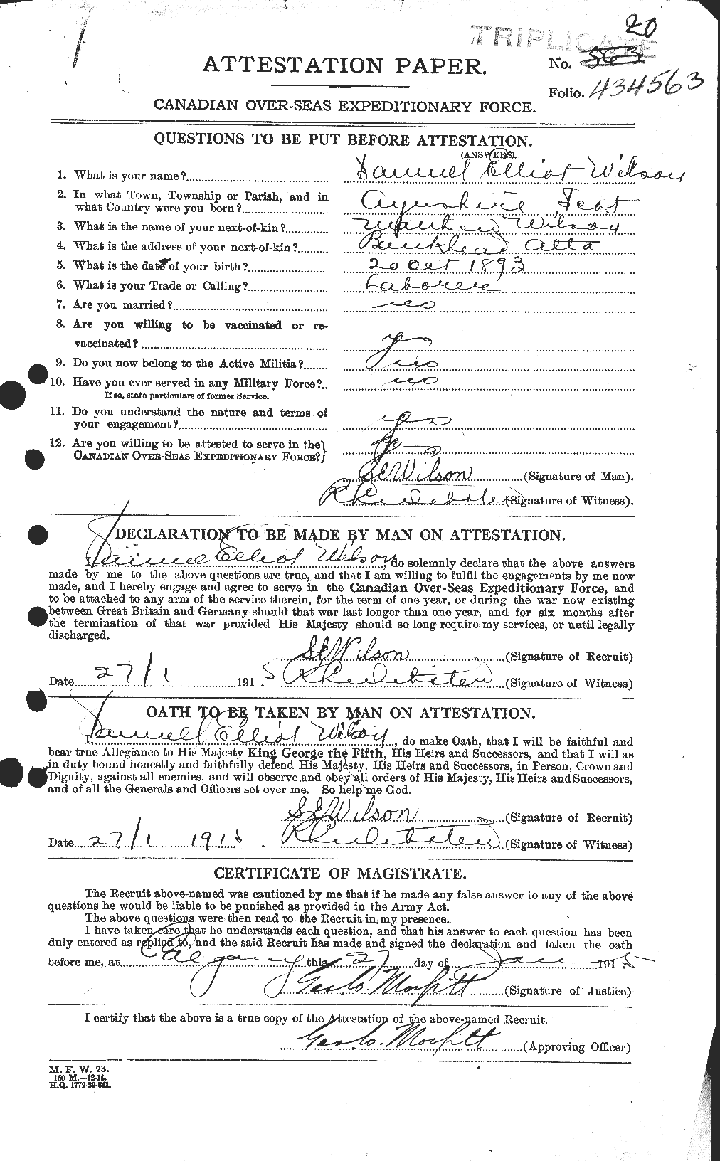Personnel Records of the First World War - CEF 681113a