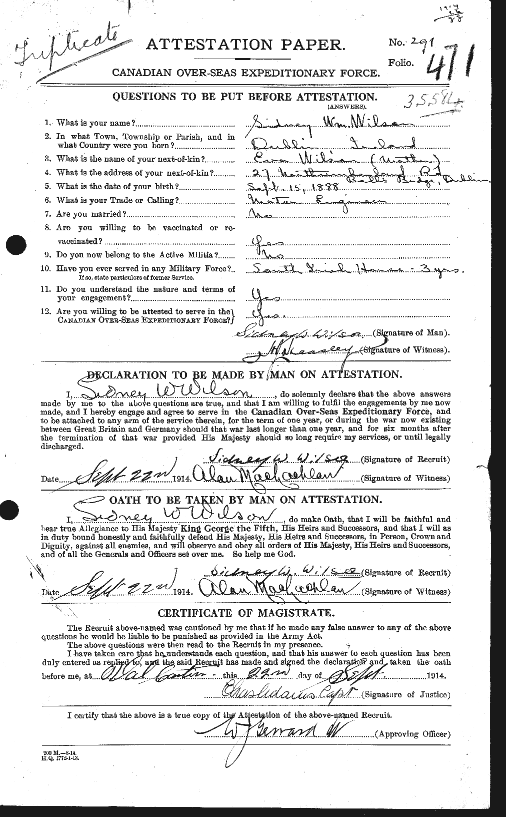 Personnel Records of the First World War - CEF 681135a