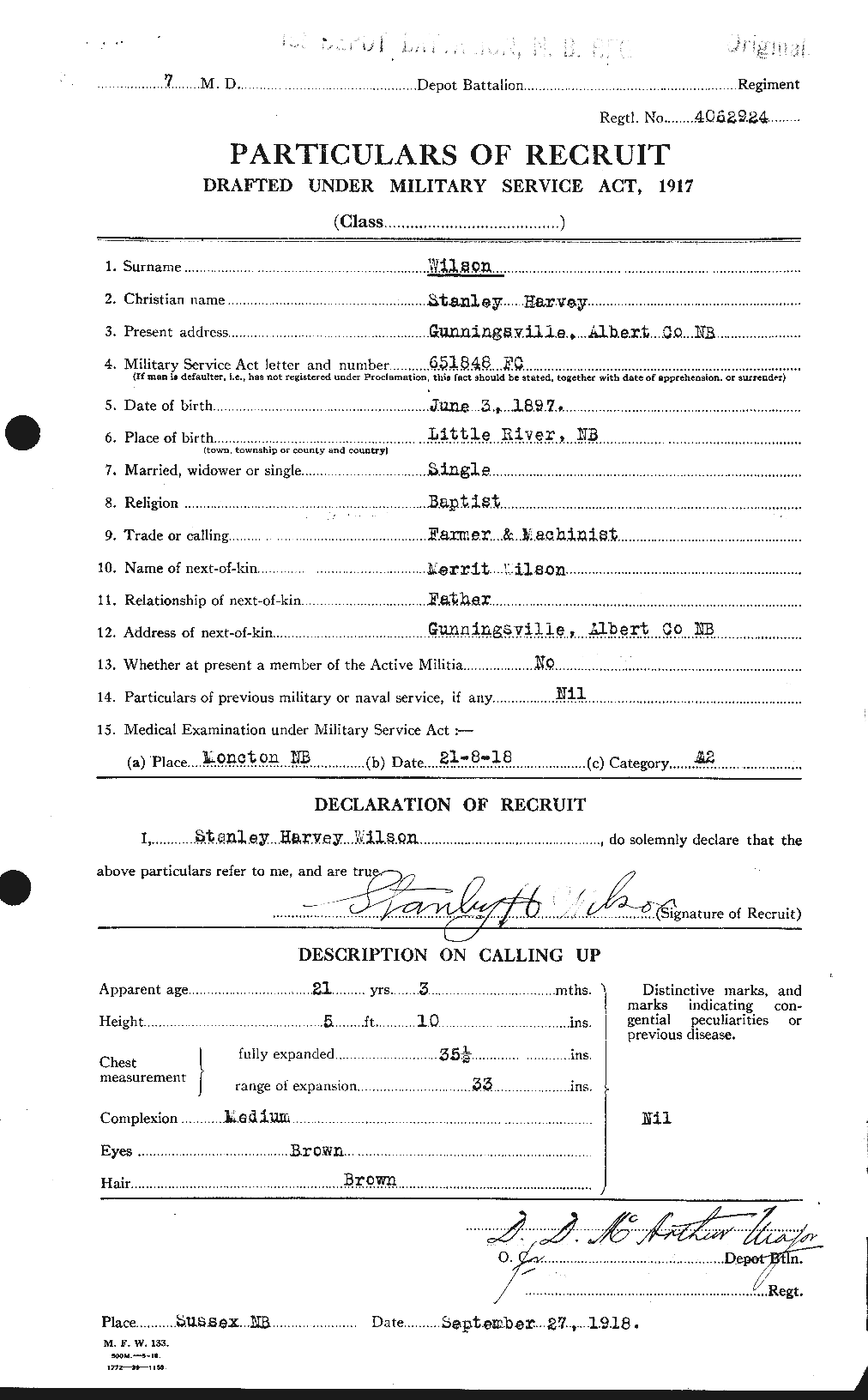 Personnel Records of the First World War - CEF 681144a