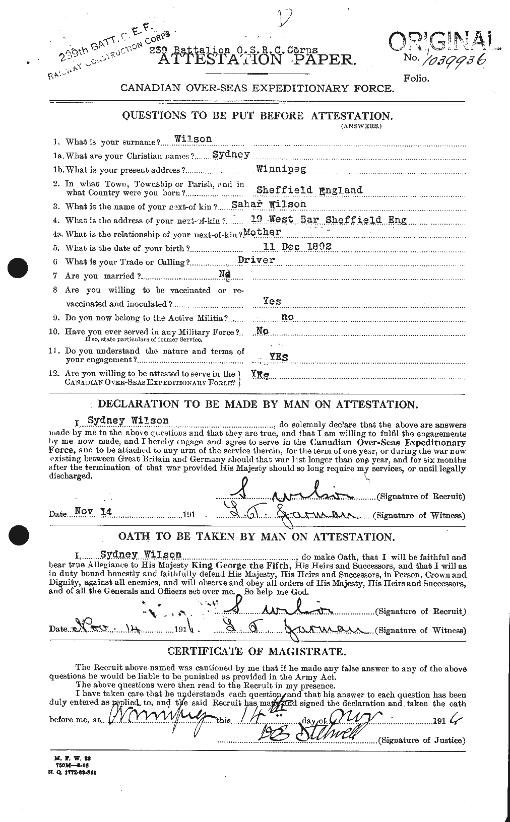 Personnel Records of the First World War - CEF 681159a