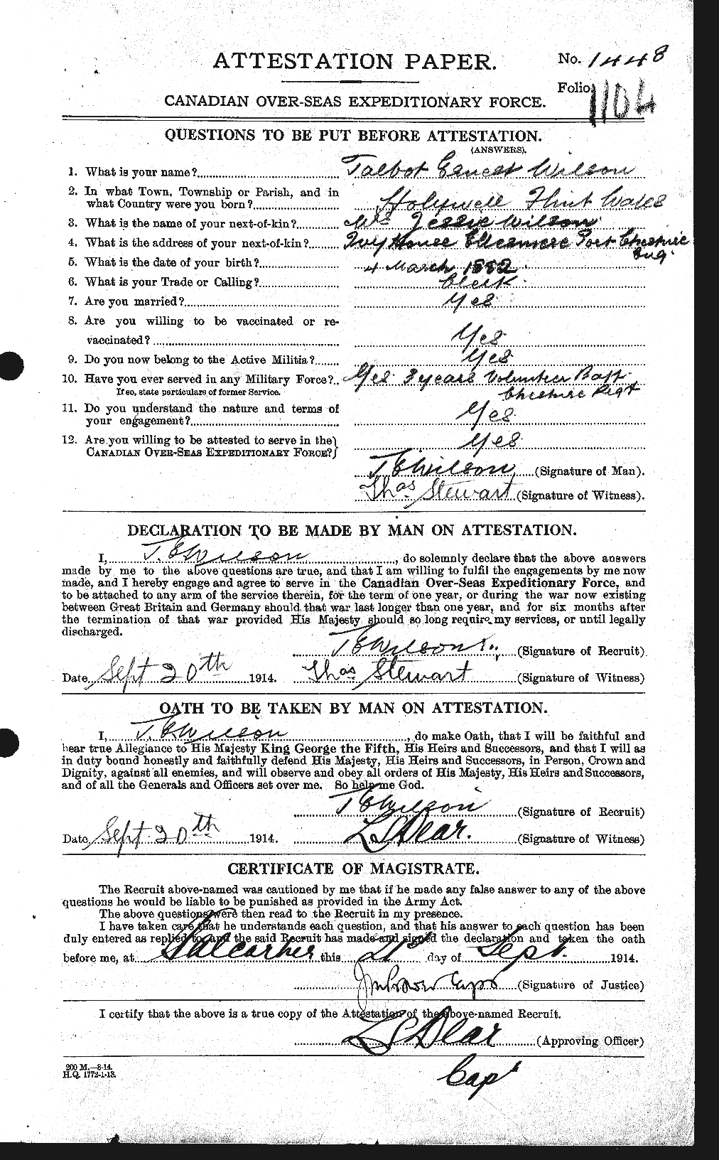 Personnel Records of the First World War - CEF 681165a