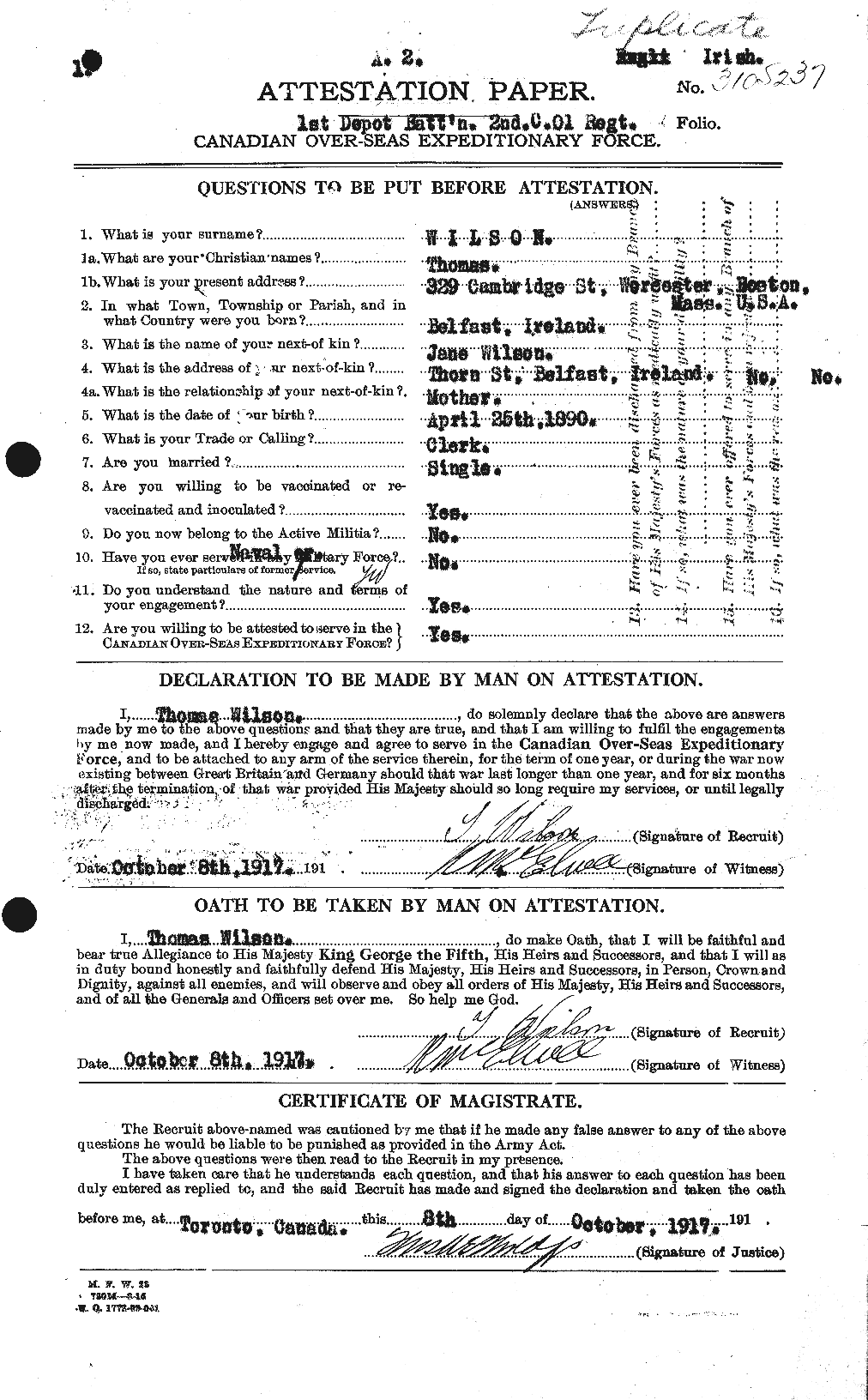 Personnel Records of the First World War - CEF 681173a