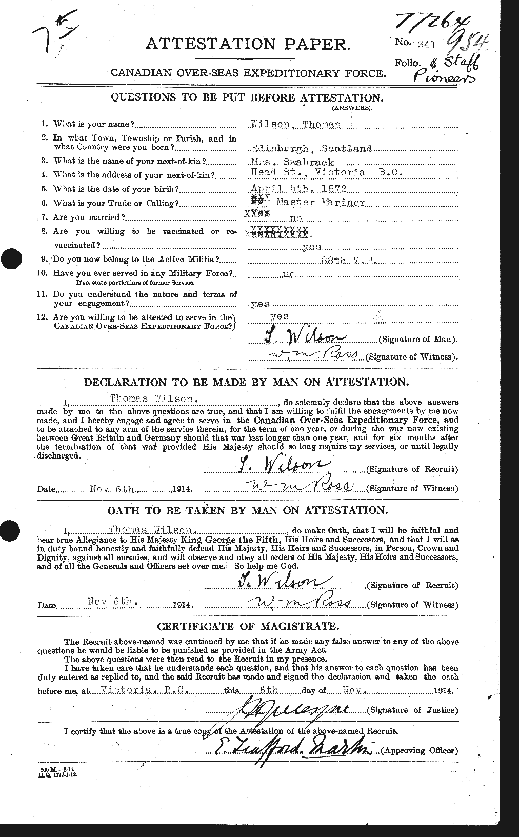 Personnel Records of the First World War - CEF 681194a