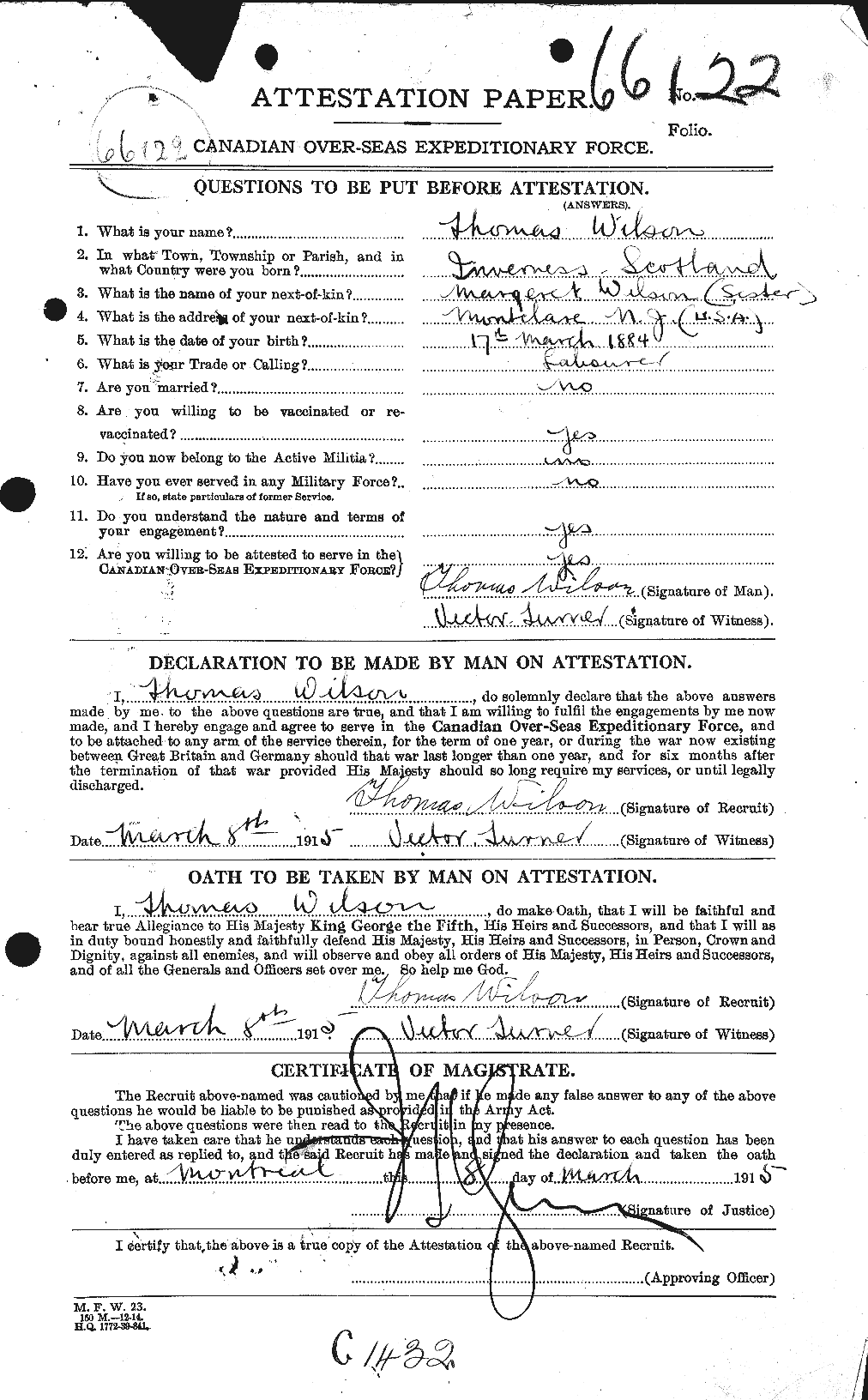 Personnel Records of the First World War - CEF 681203a