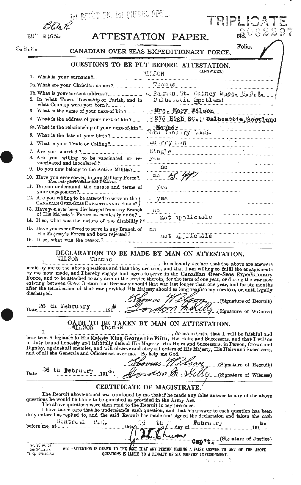 Personnel Records of the First World War - CEF 681211a