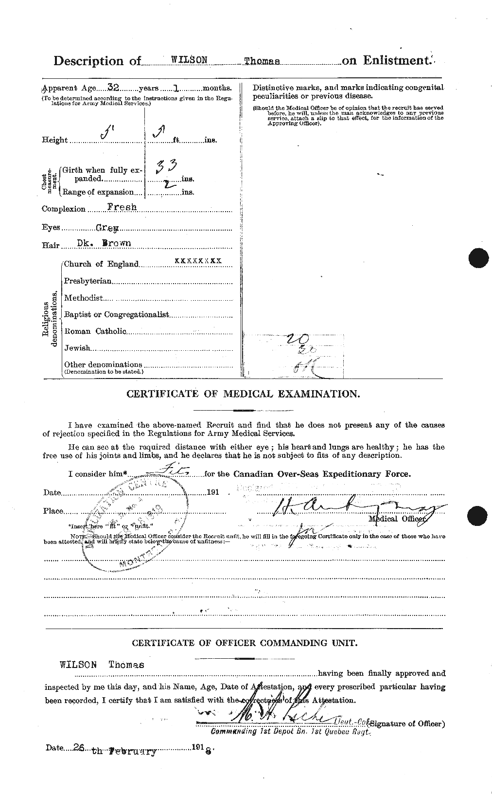 Personnel Records of the First World War - CEF 681211b