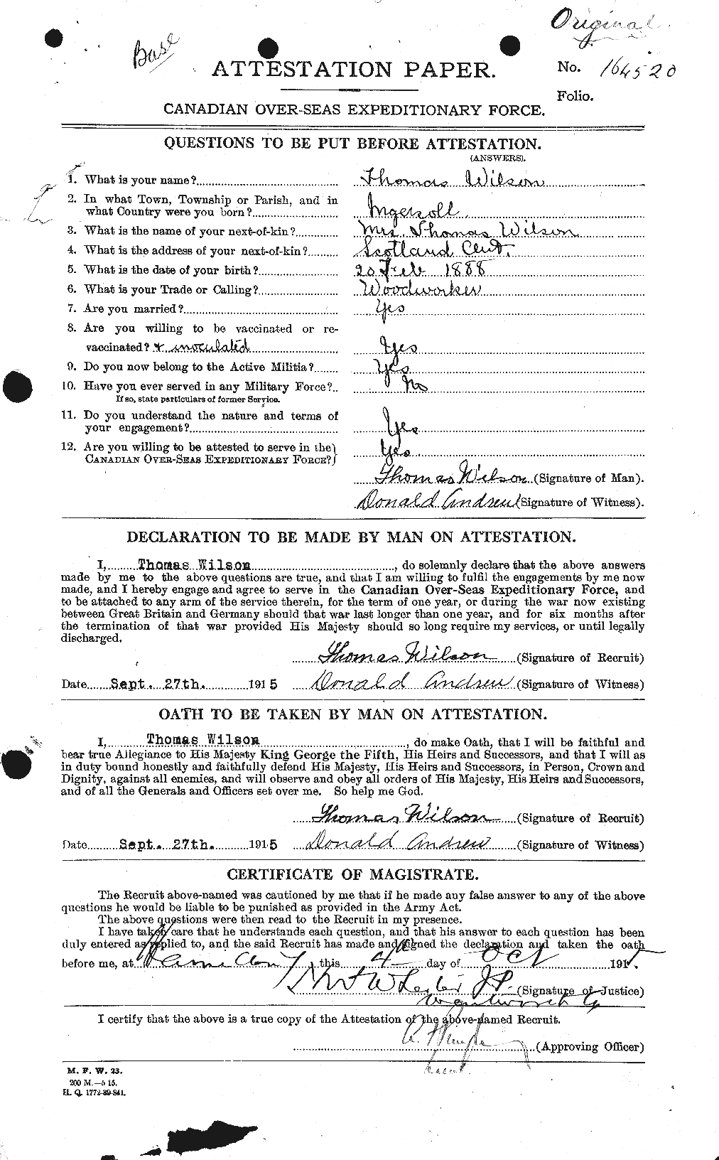 Personnel Records of the First World War - CEF 681224a