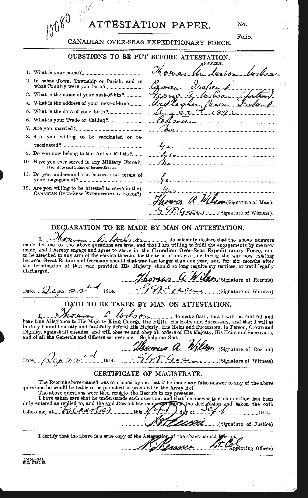 Personnel Records of the First World War - CEF 681232a