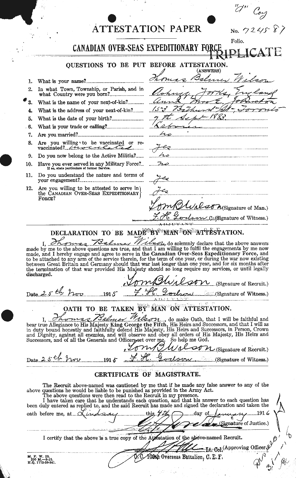 Personnel Records of the First World War - CEF 681238a