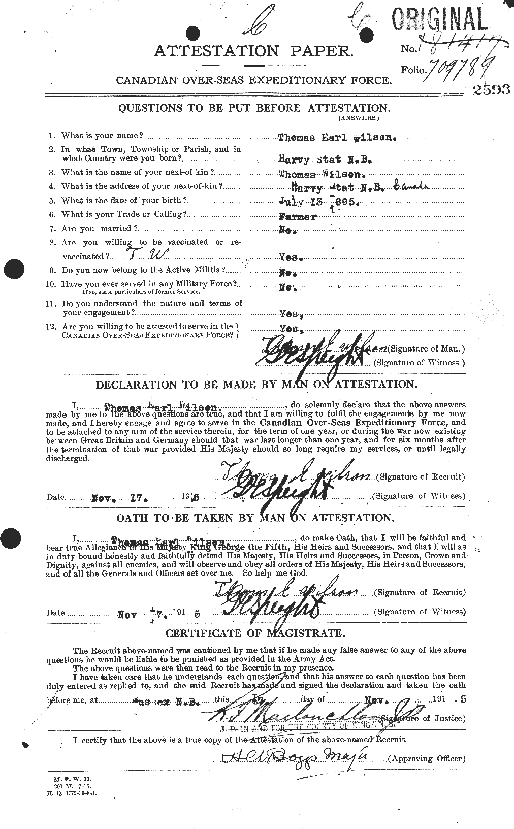 Personnel Records of the First World War - CEF 681250a