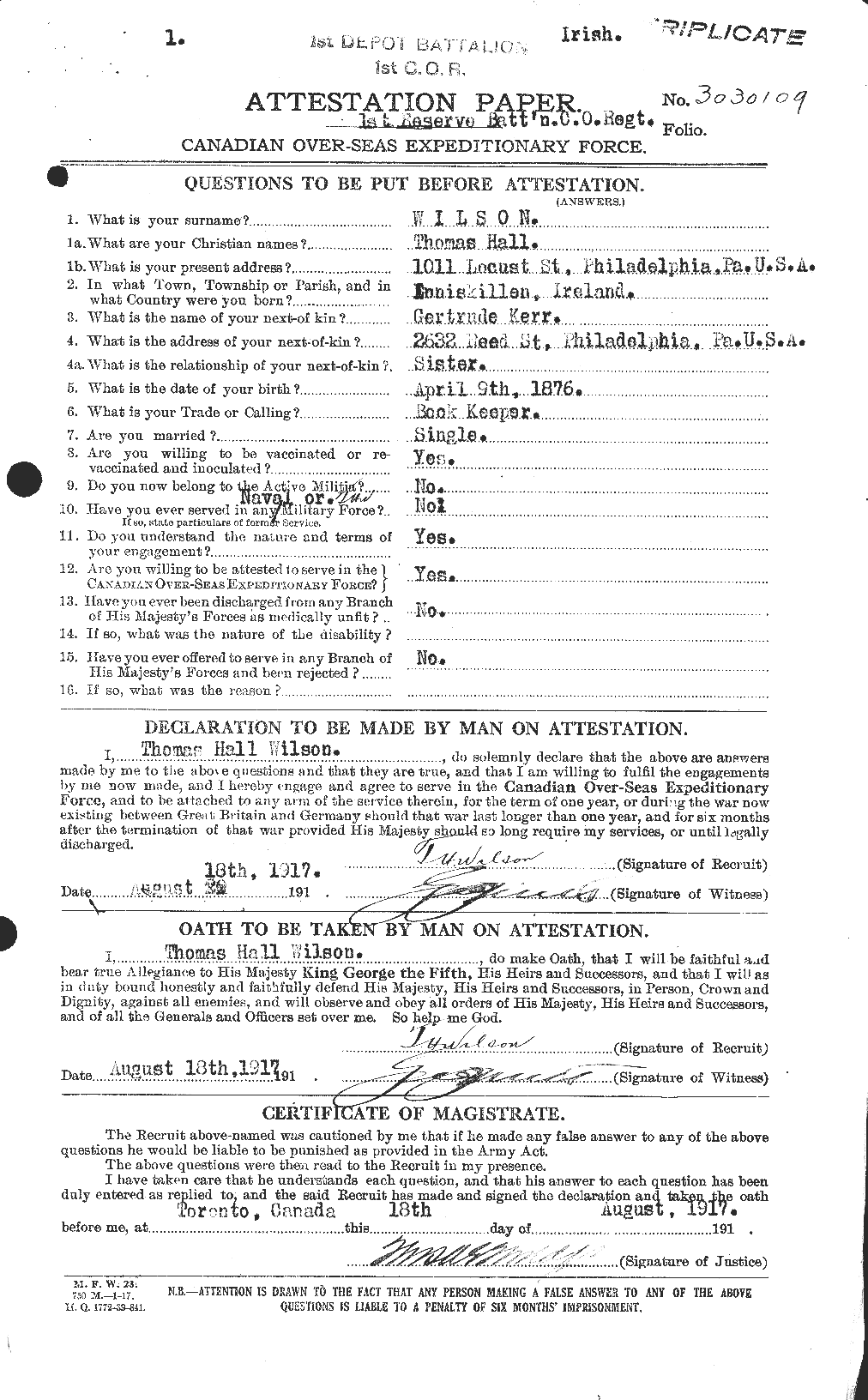 Personnel Records of the First World War - CEF 681263a