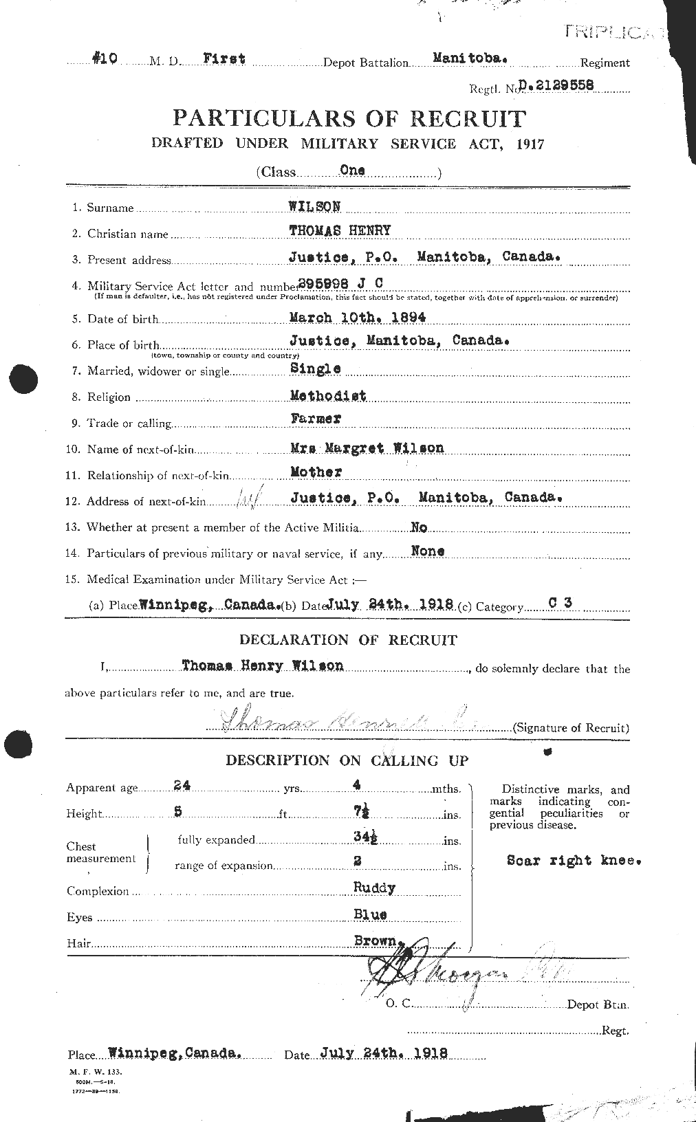 Personnel Records of the First World War - CEF 681269a