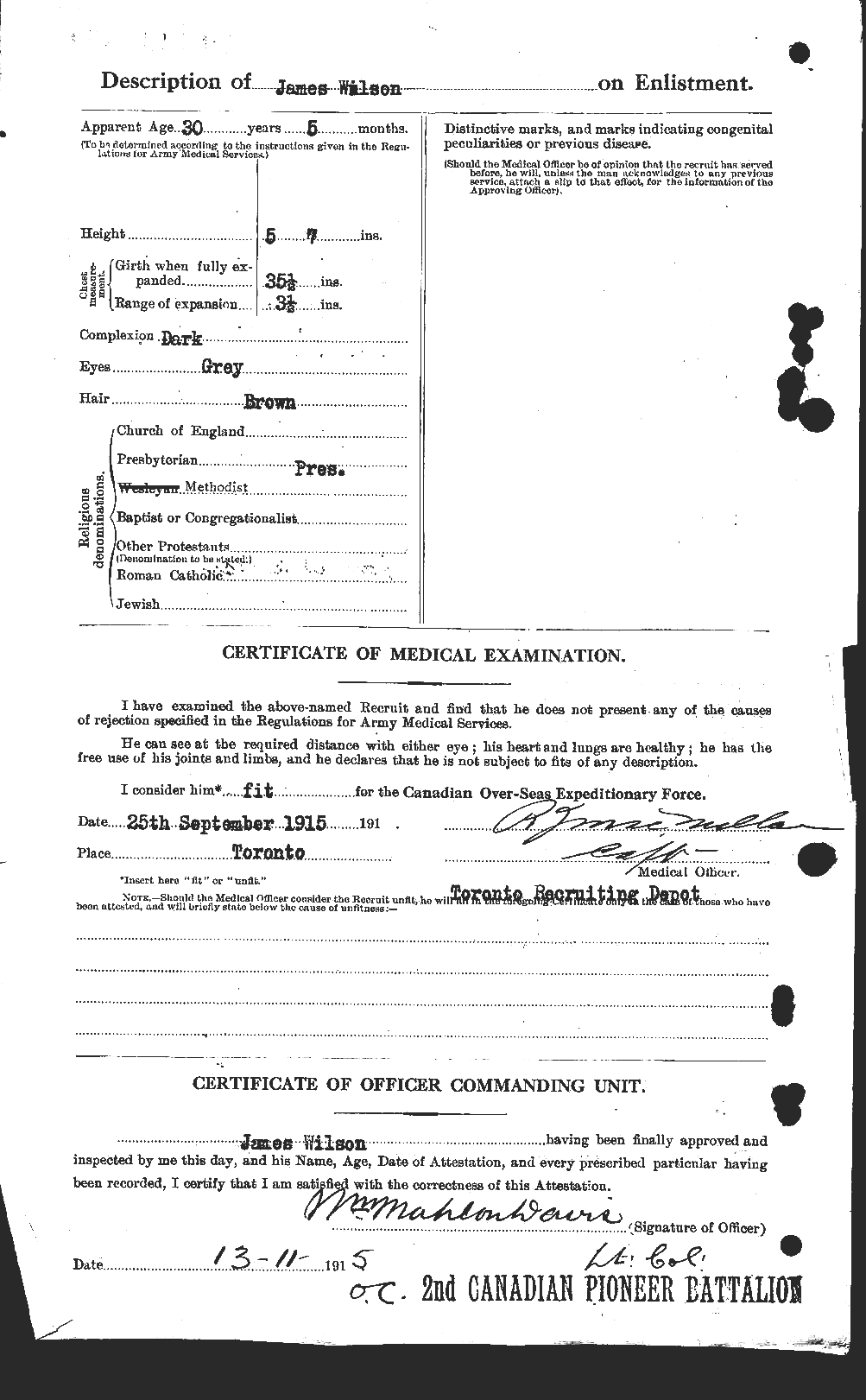 Personnel Records of the First World War - CEF 681304b