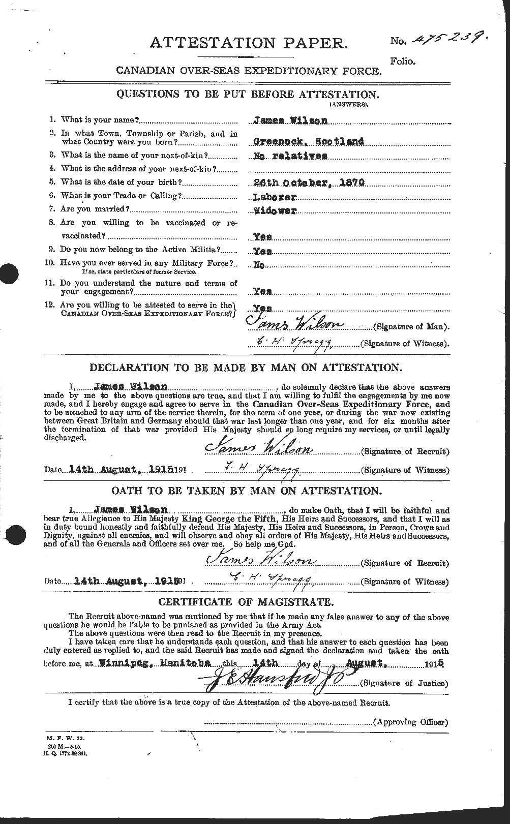 Personnel Records of the First World War - CEF 681325a