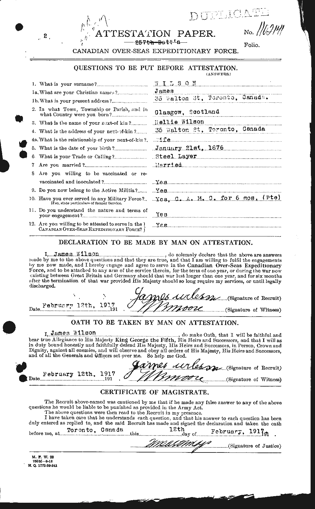 Personnel Records of the First World War - CEF 681333a