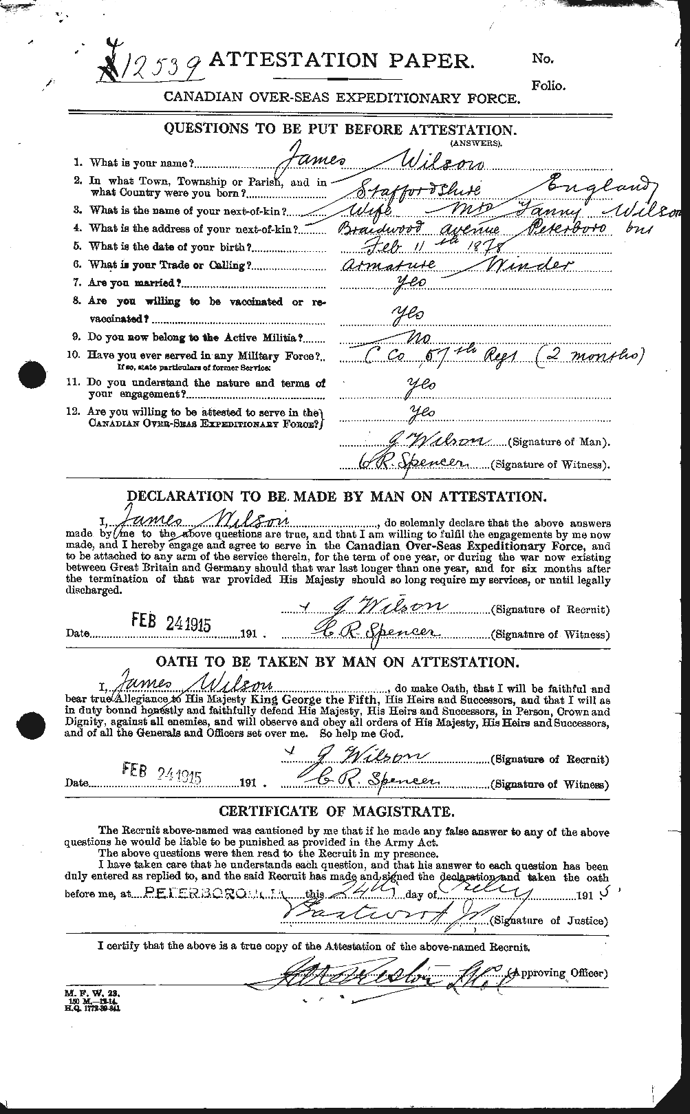 Personnel Records of the First World War - CEF 681355a