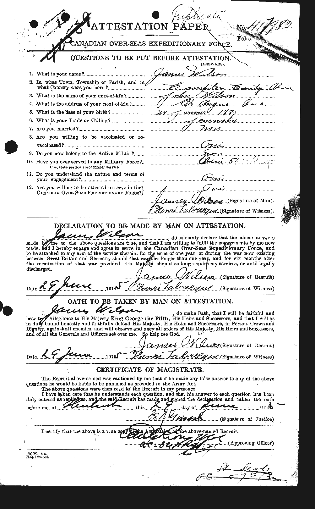 Personnel Records of the First World War - CEF 681357a