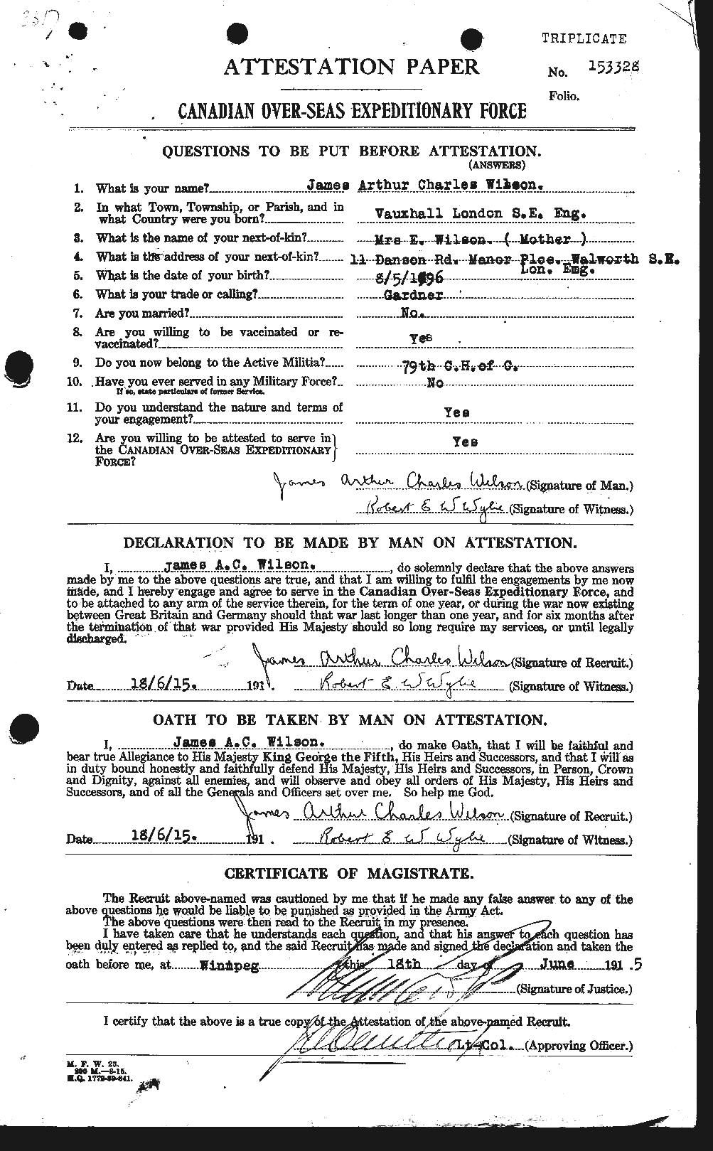 Personnel Records of the First World War - CEF 681425a
