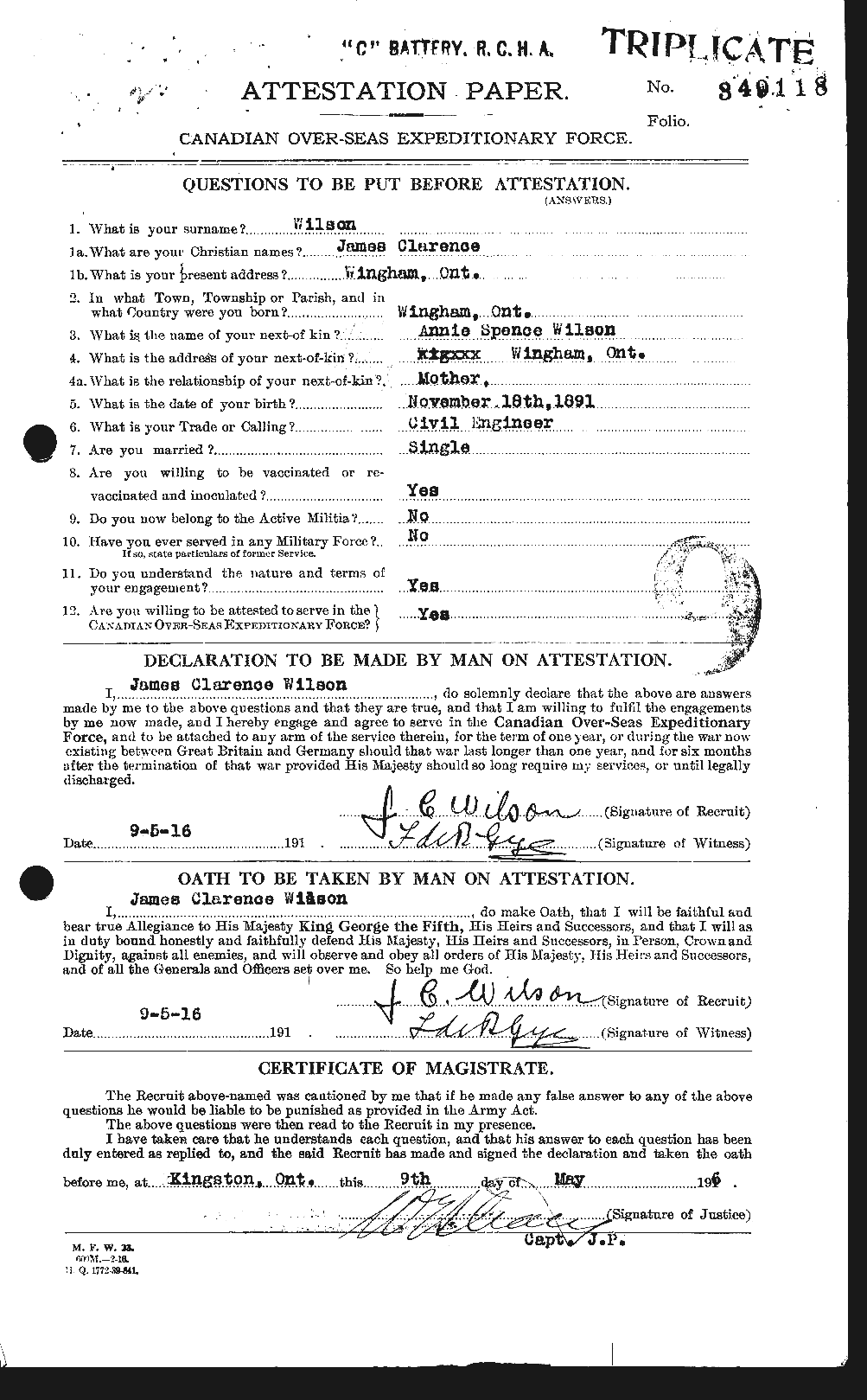 Personnel Records of the First World War - CEF 681430a