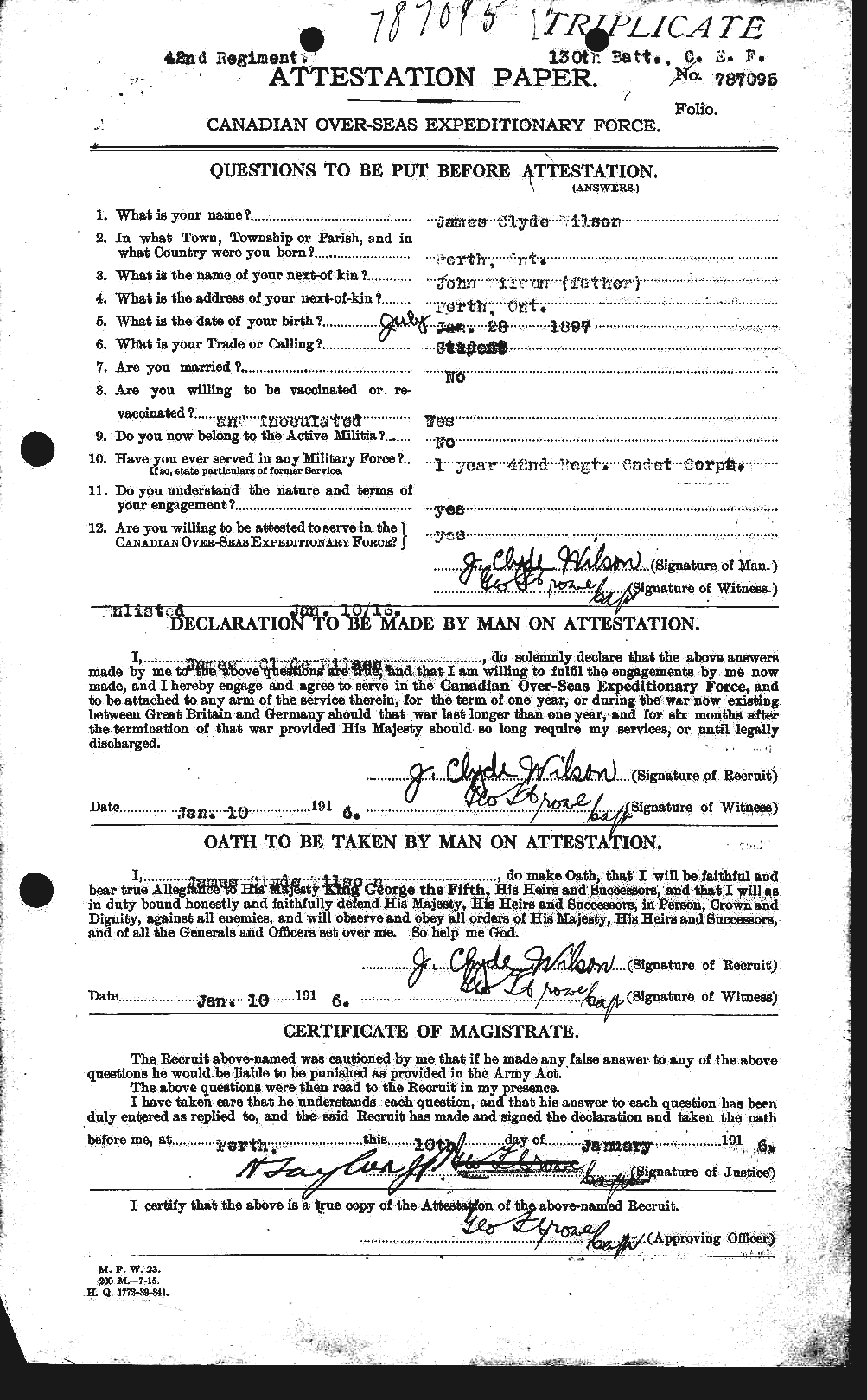 Personnel Records of the First World War - CEF 681434a