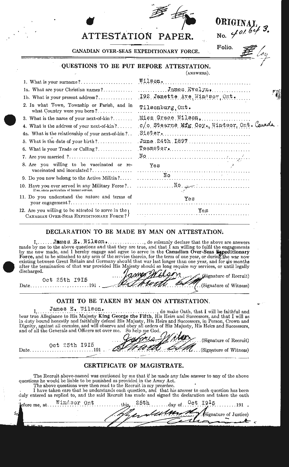 Personnel Records of the First World War - CEF 681449a