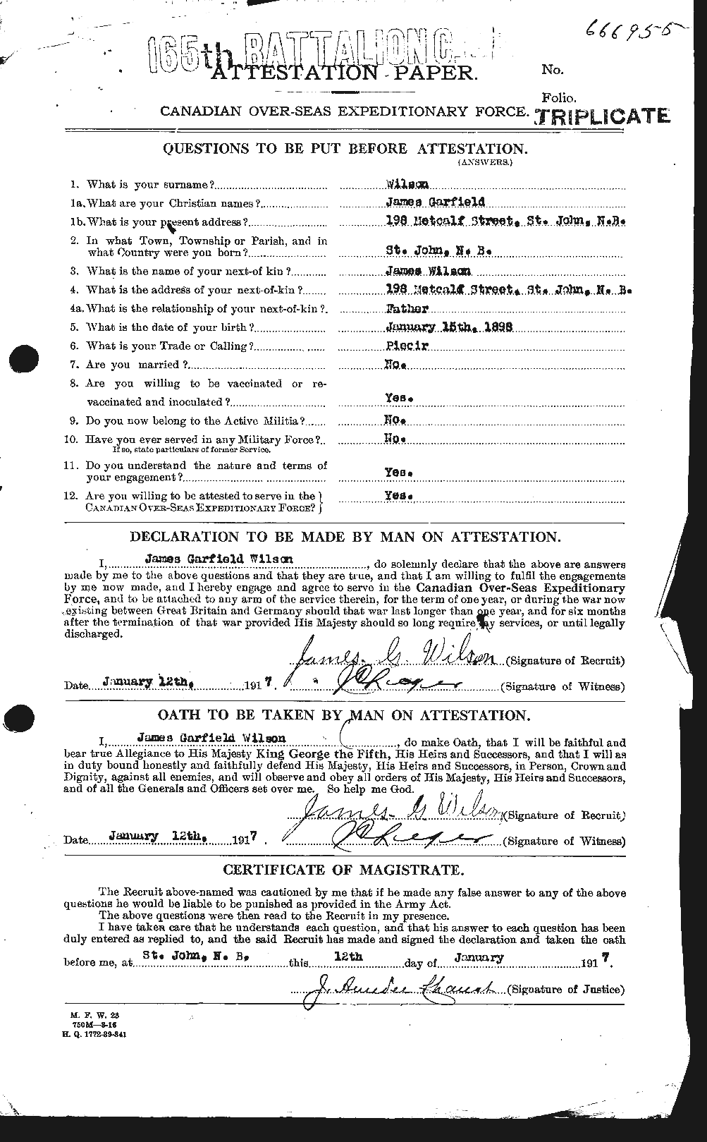 Personnel Records of the First World War - CEF 681456a