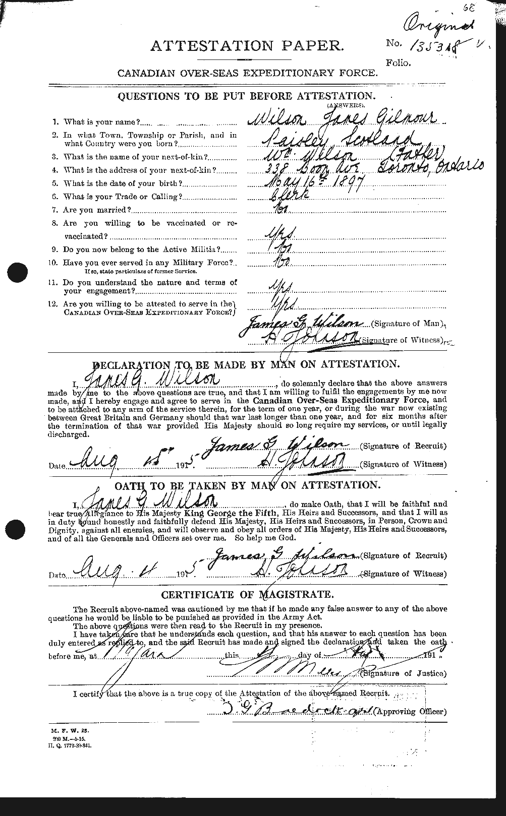 Personnel Records of the First World War - CEF 681459a