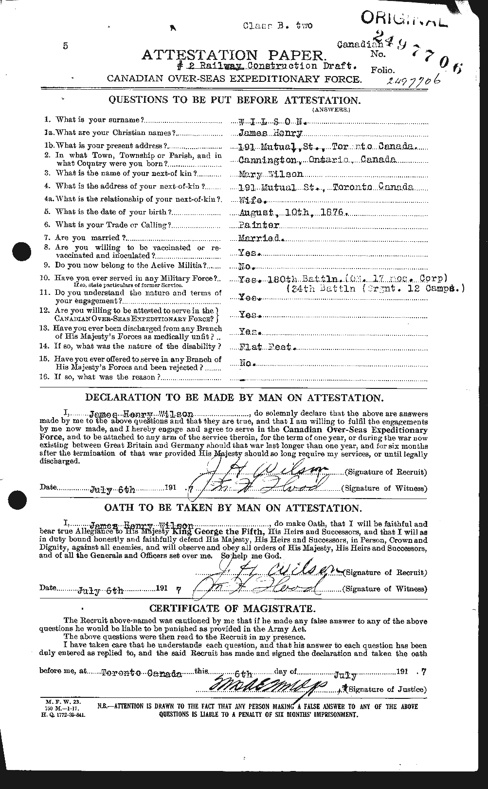 Personnel Records of the First World War - CEF 681467a