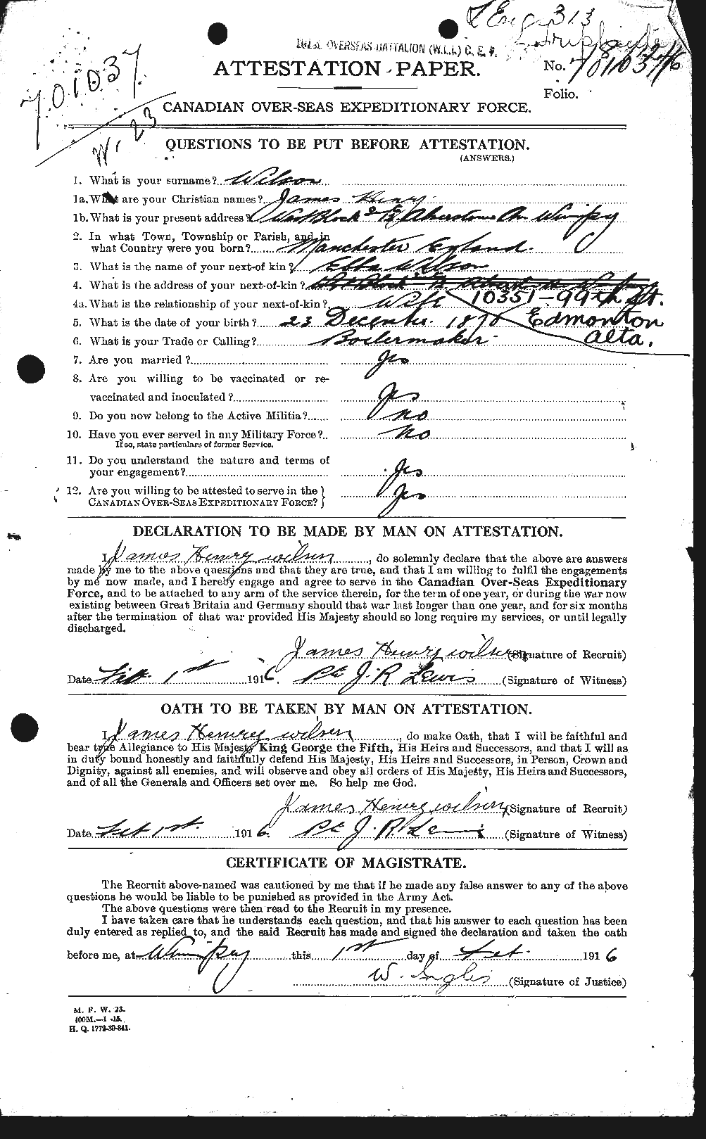Personnel Records of the First World War - CEF 681469a