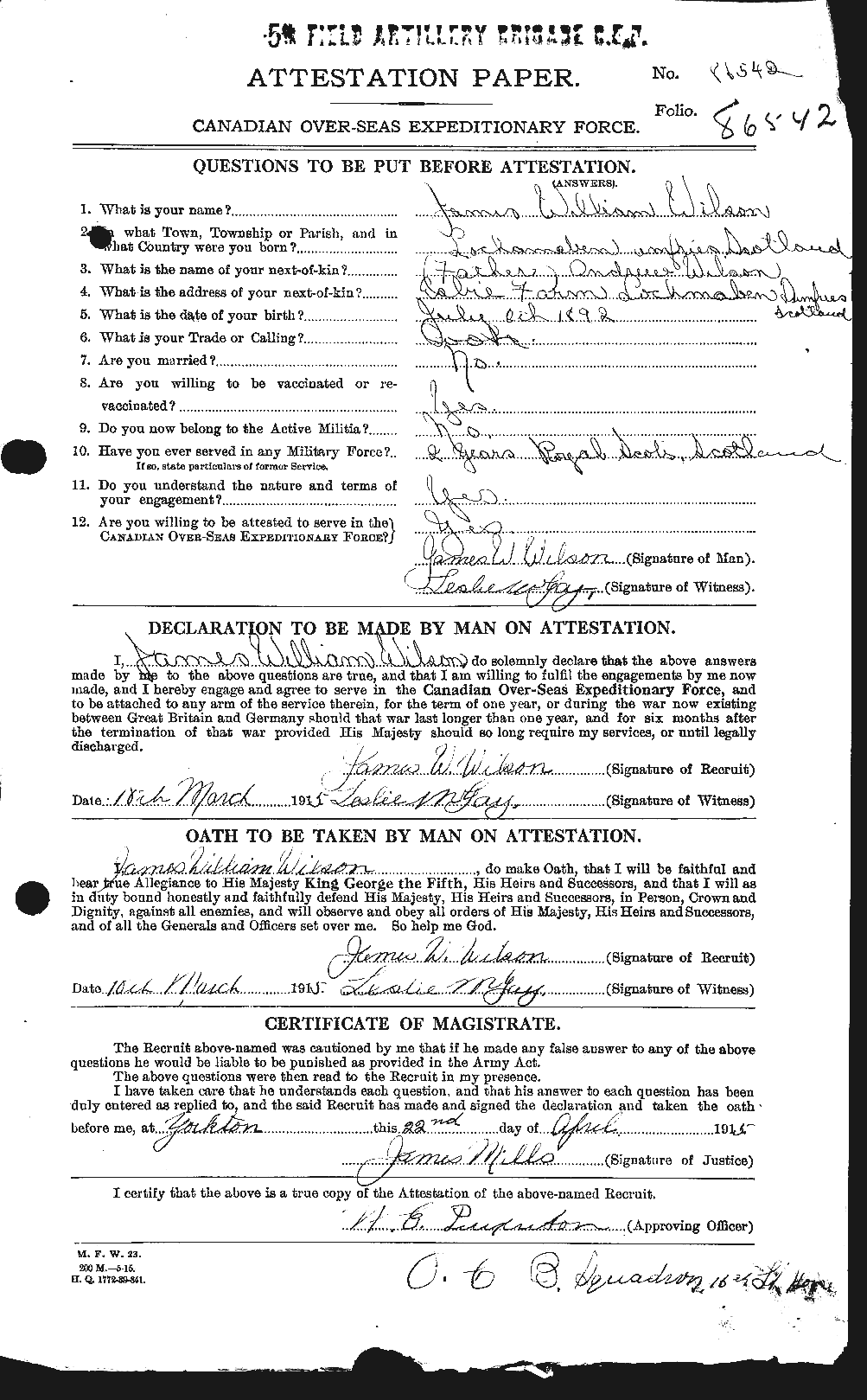 Personnel Records of the First World War - CEF 681512a