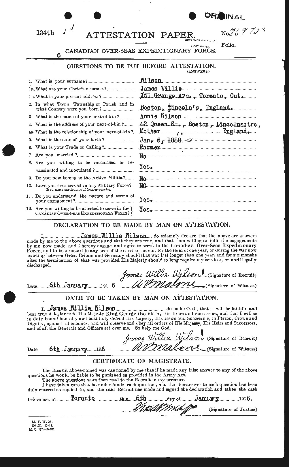 Personnel Records of the First World War - CEF 681515a