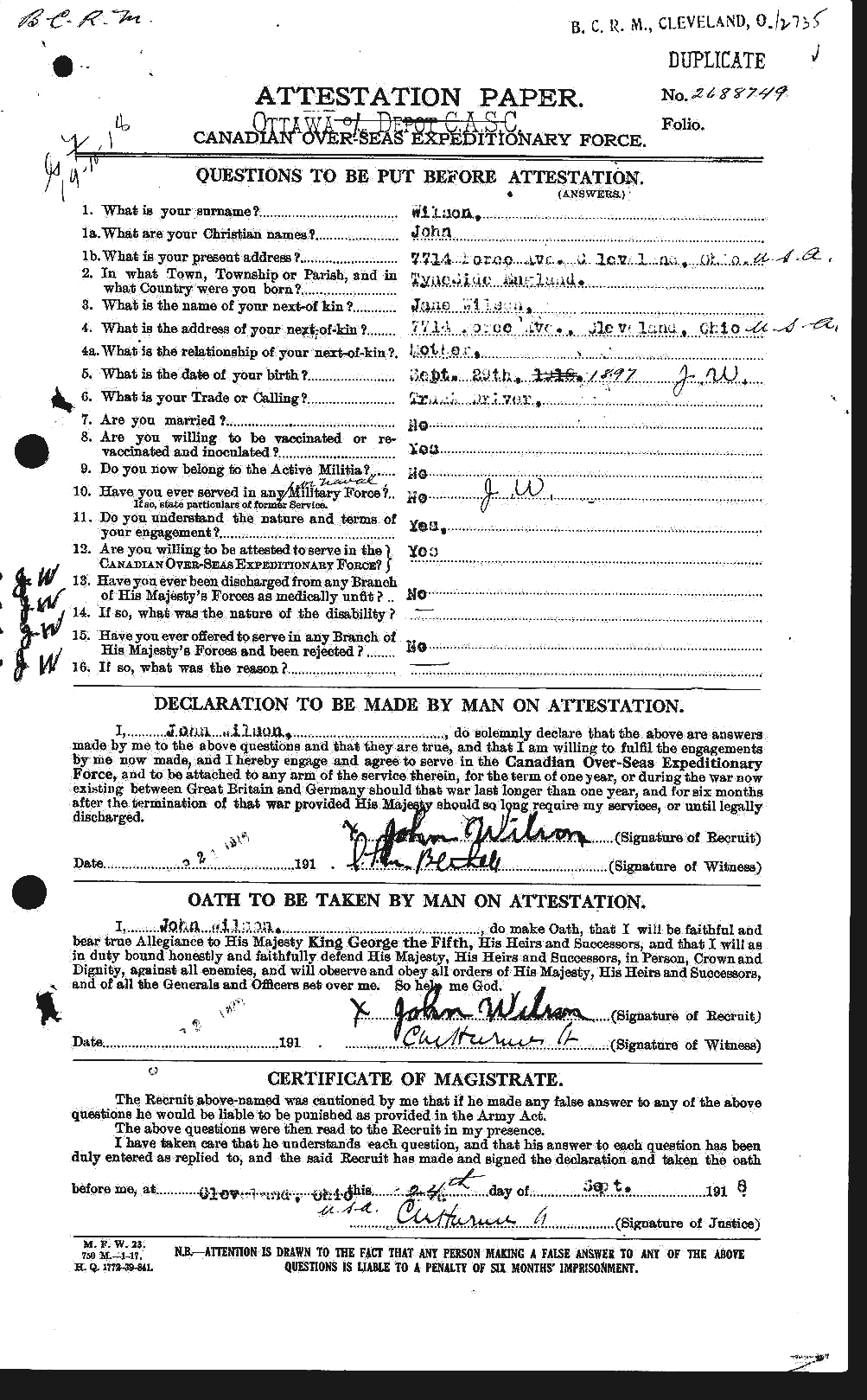 Personnel Records of the First World War - CEF 681532a