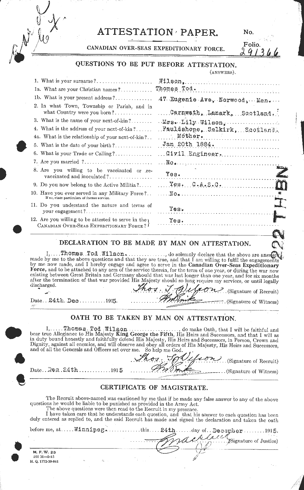 Personnel Records of the First World War - CEF 681690a