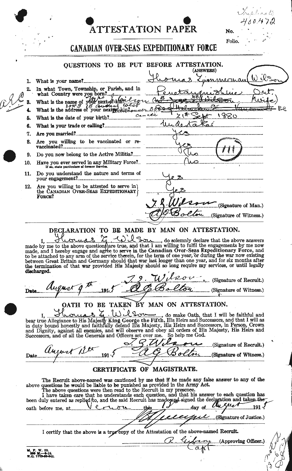 Personnel Records of the First World War - CEF 681700a