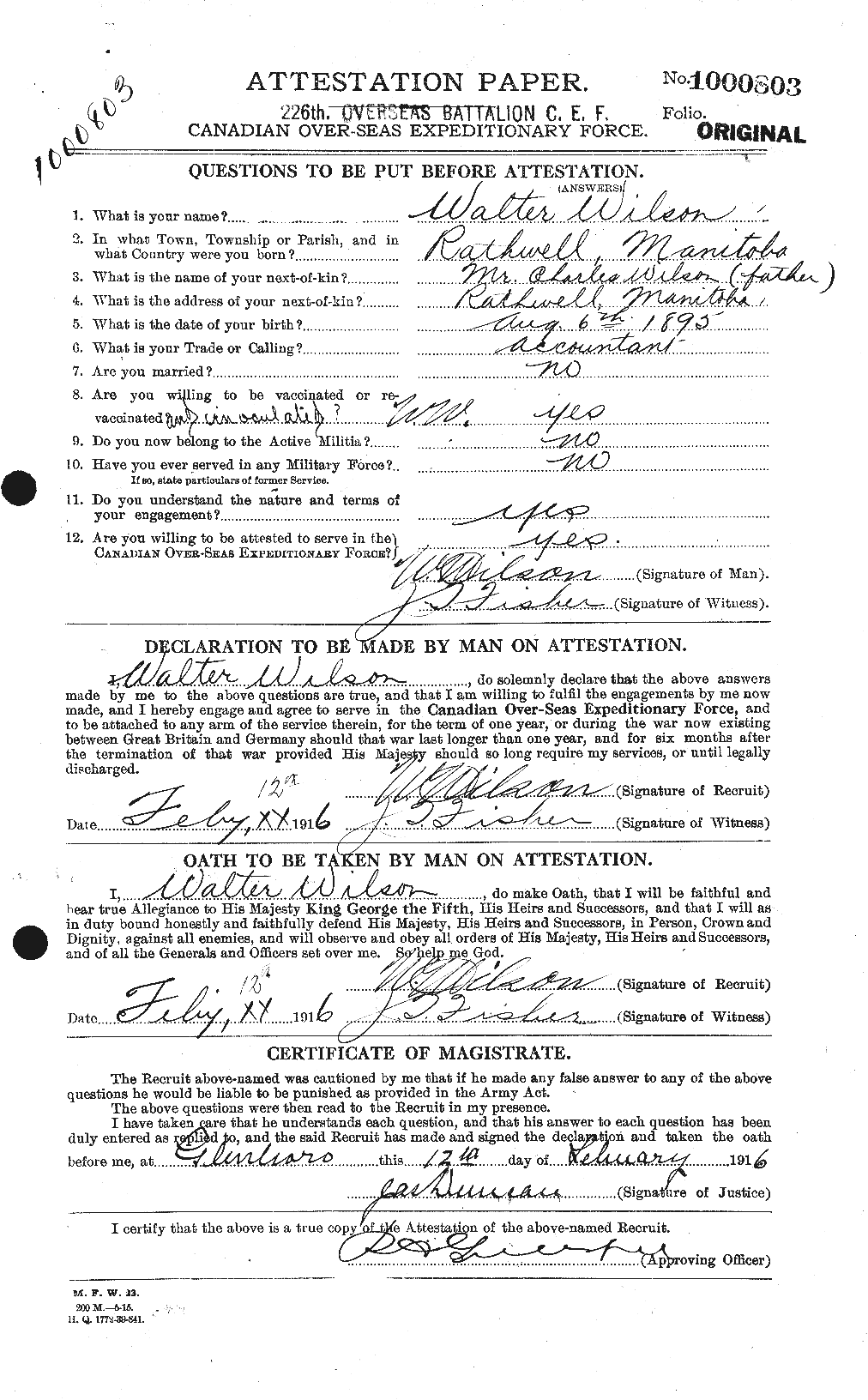 Personnel Records of the First World War - CEF 681735a