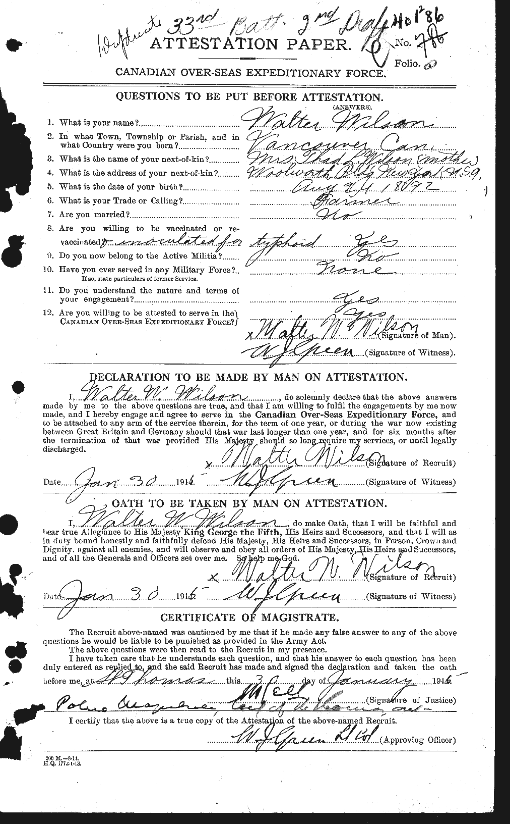Personnel Records of the First World War - CEF 681739a
