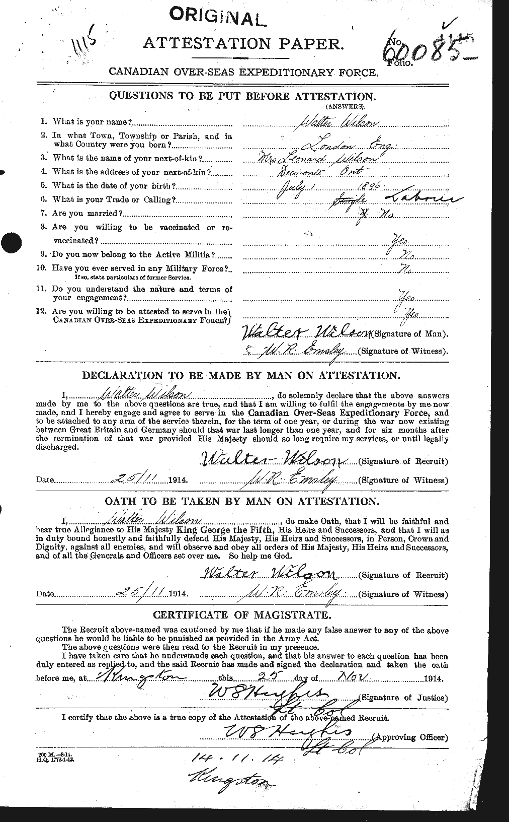 Personnel Records of the First World War - CEF 681740a