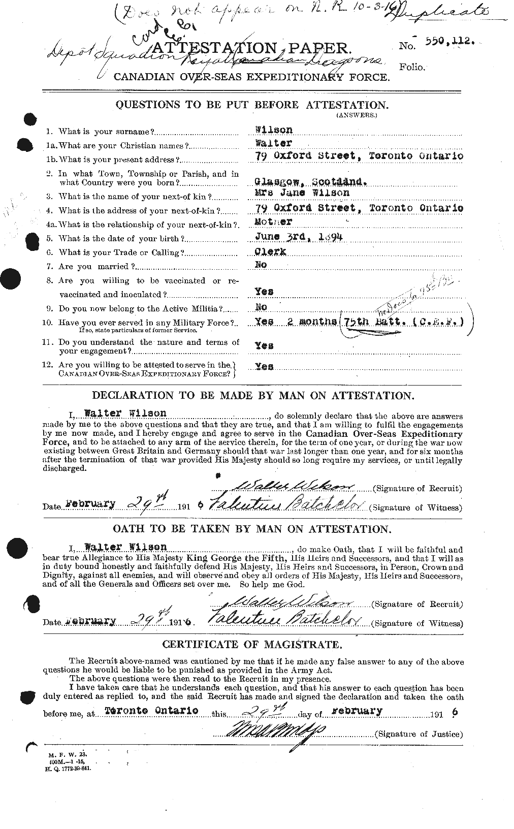 Personnel Records of the First World War - CEF 681742a
