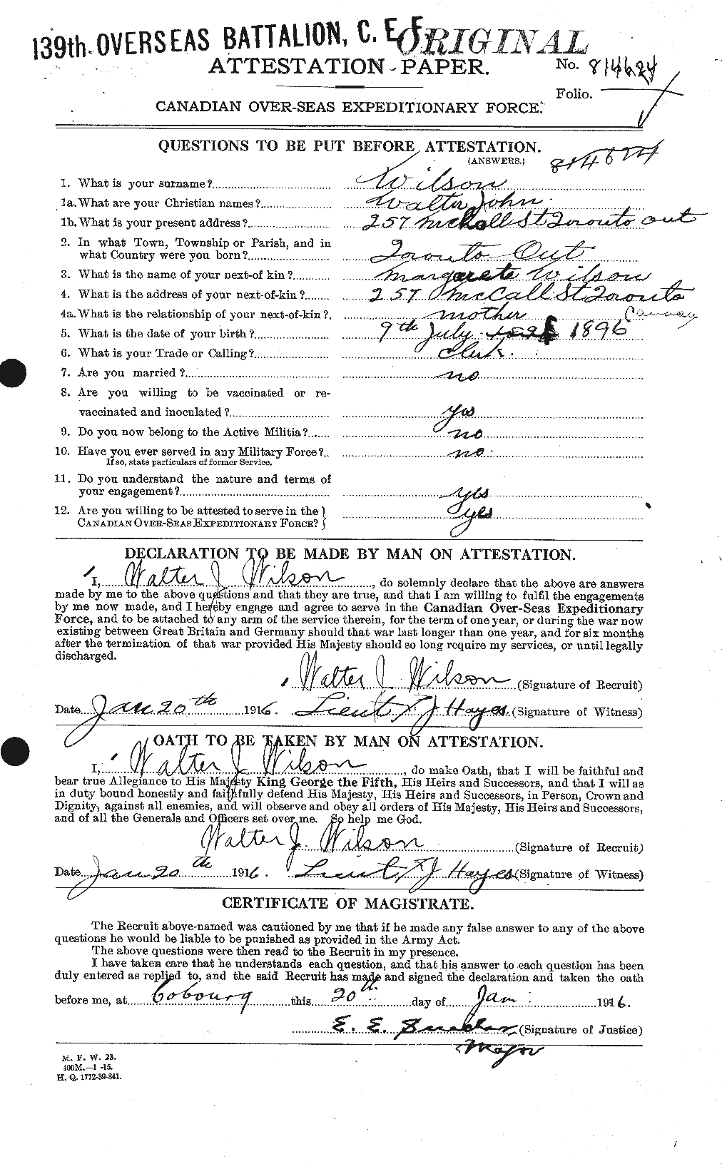 Personnel Records of the First World War - CEF 681758a
