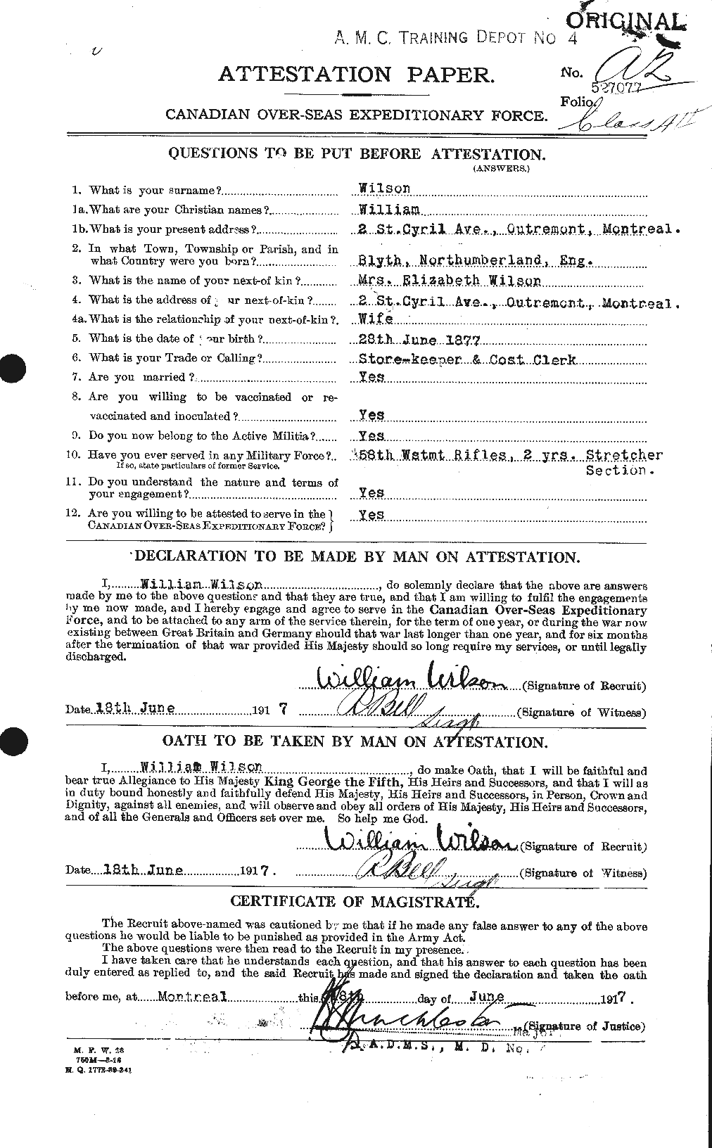 Personnel Records of the First World War - CEF 681815a
