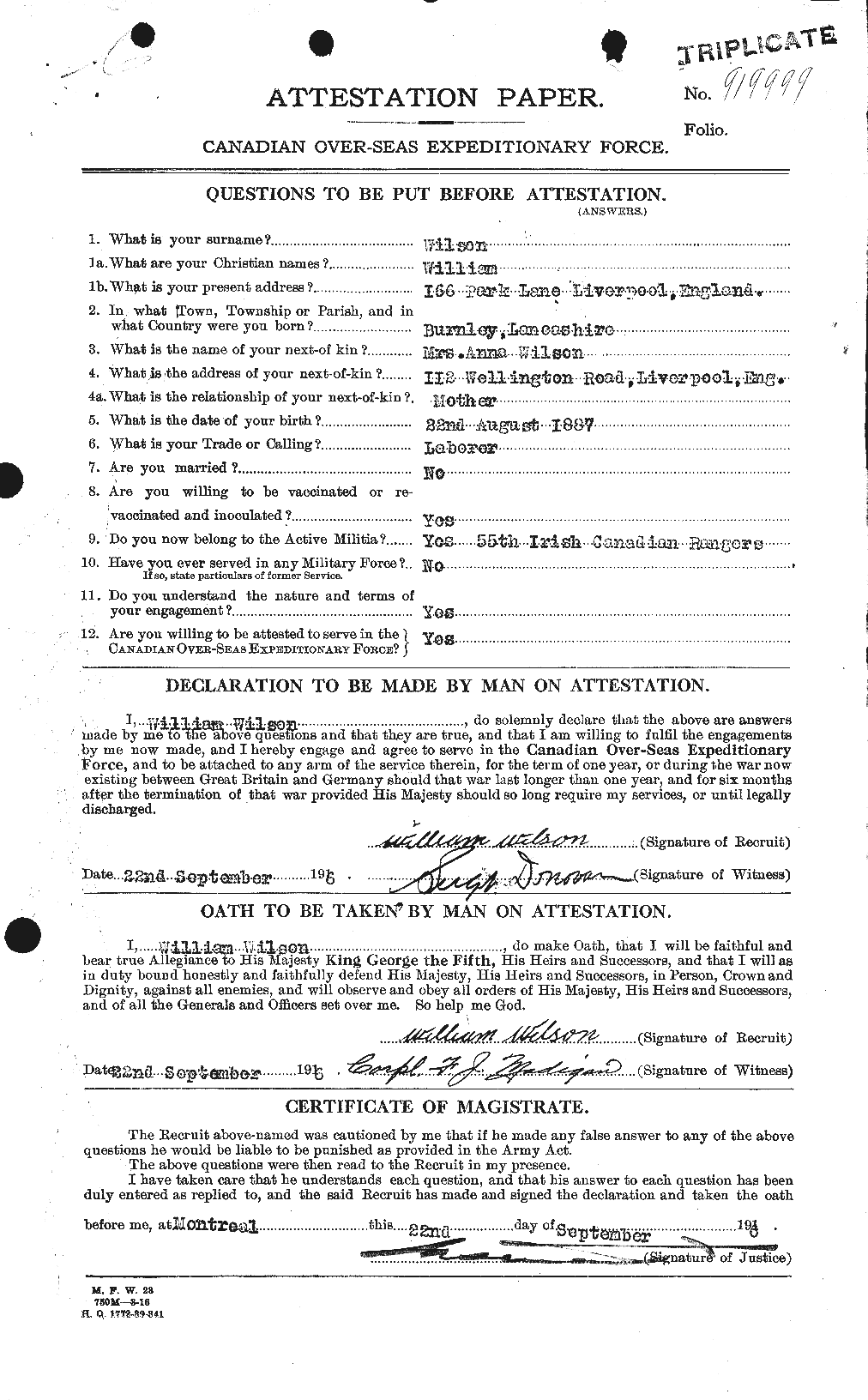 Personnel Records of the First World War - CEF 681821a