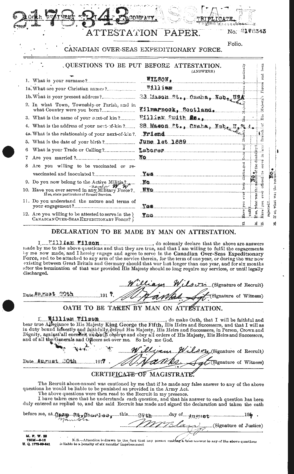 Personnel Records of the First World War - CEF 681828a